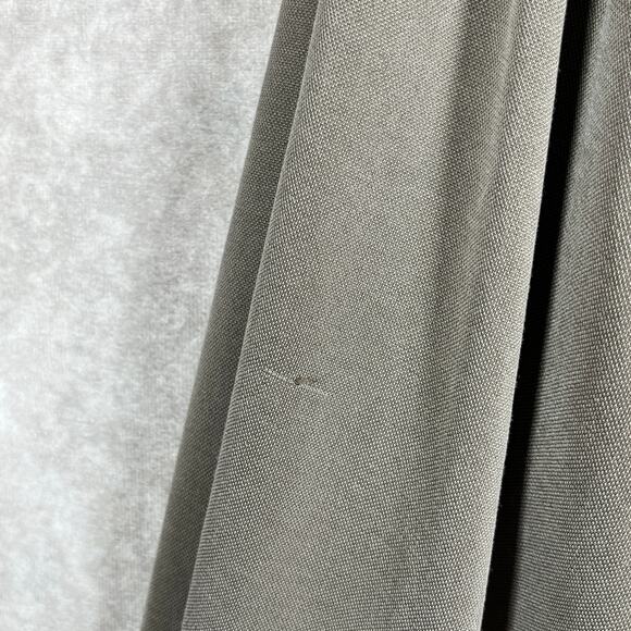 Rebecca Taylor Blouse Womens Medium Gray Peplum Hem Long Sleeve Ruffle Tie Neck - Picture 4 of 12